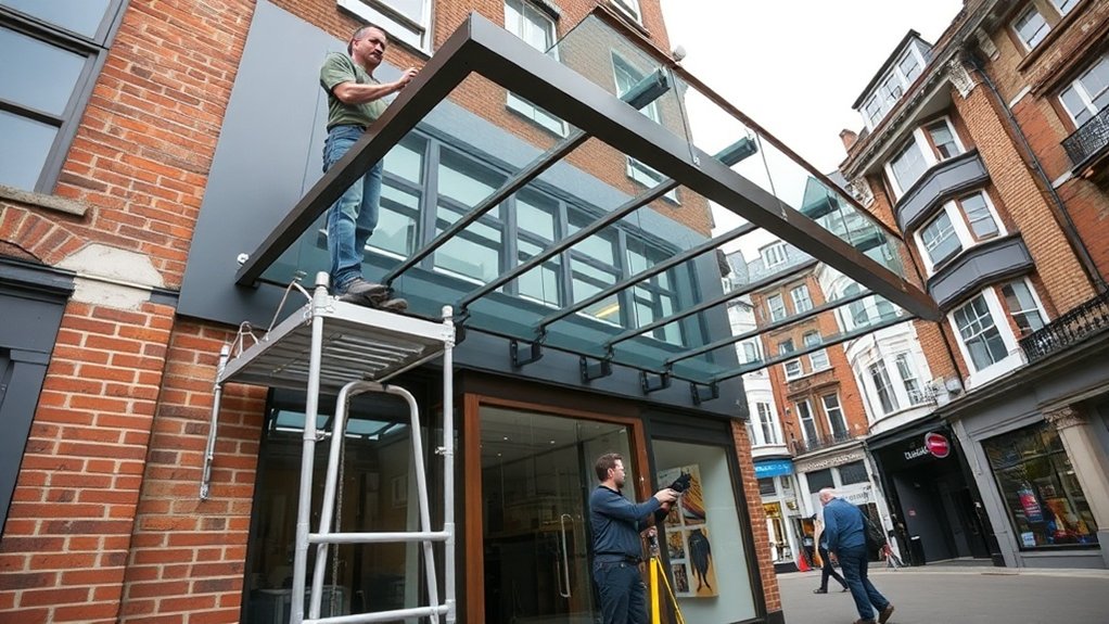 Shopfront Canopy Earl's Court